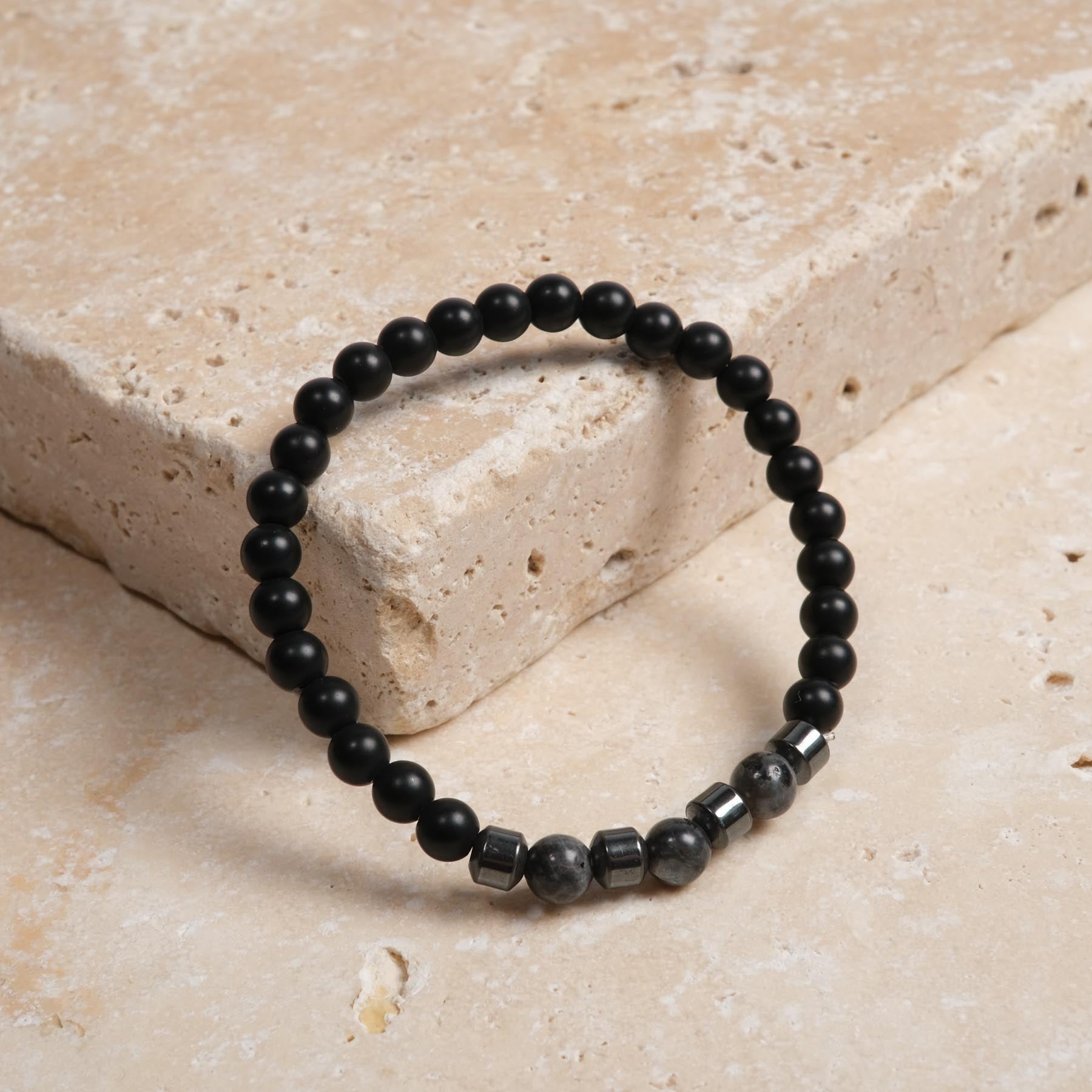 Bracelet en pierres précieuses Black Night